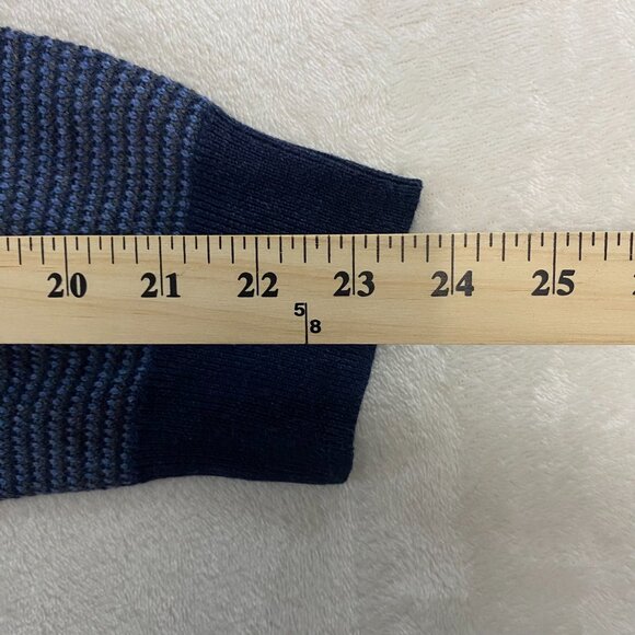 NWT Tasso Elba Soft Touch TABL Navy Blue Long Sleeve Shawl Sweater Mens 2XLT - Picture 10 of 10